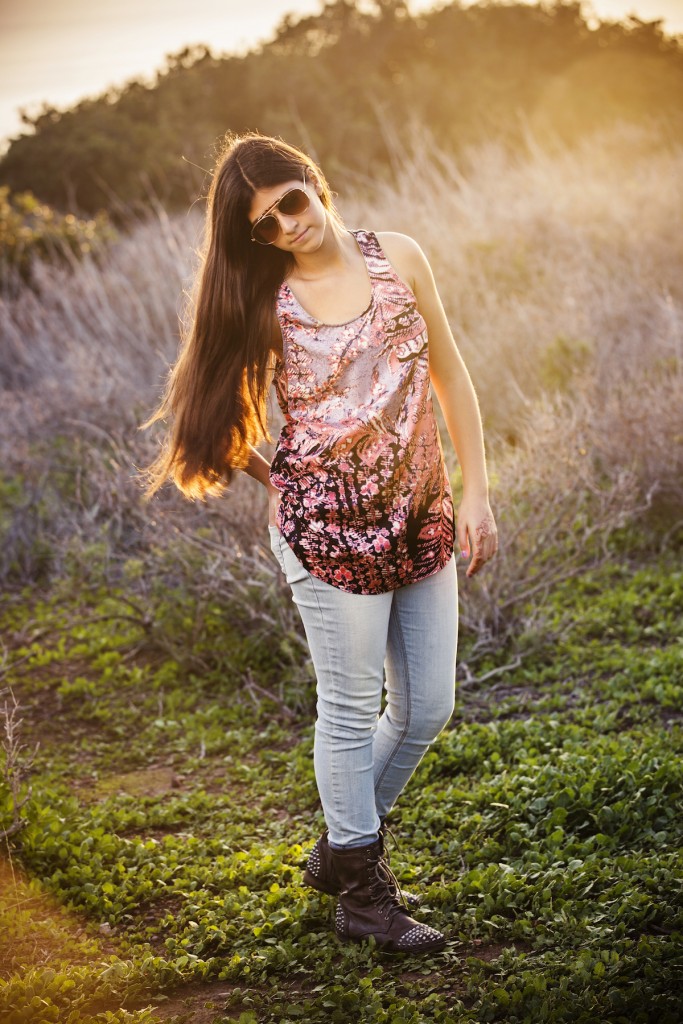 Bat Mitzvah Photo Session- Jasmine - El Matador - Boots, Silk Shirts, and some Blue Jeans